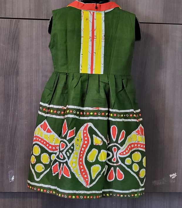 African Print Girl's Dress Size 3-4