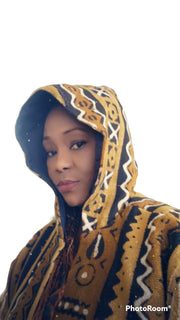 Bogolan Mudcloth Large Kimono Jacket TossokoClothing