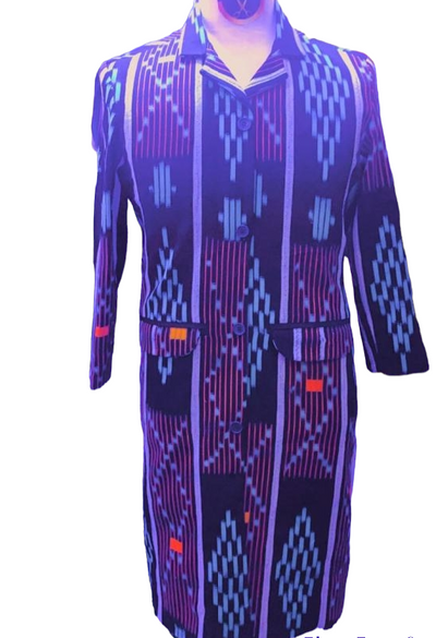 Baoule Cloth Women Jacket Size L TossokoClothing
