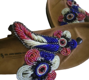 Massai Beaded Sandals with Birkenstock Sole Size 38 & 39 TossokoClothing