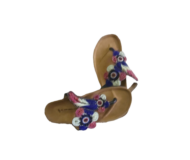 Massai Beaded Sandals with Birkenstock Sole Size 38 & 39 TossokoClothing