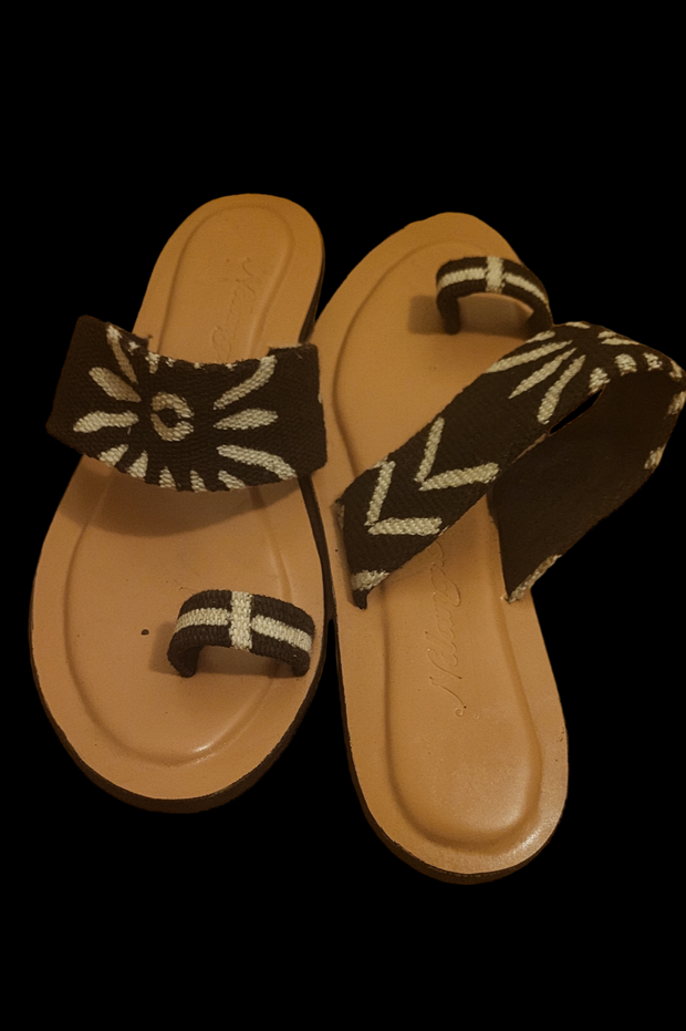 Bogolan Women Sandals Size 40 TossokoClothing