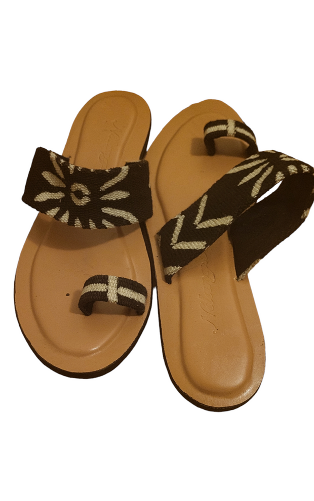 Bogolan Sandals  Size 40 TossokoClothing