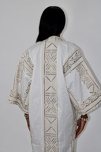 Bogolan Print Girl's Jacket TossokoClothing