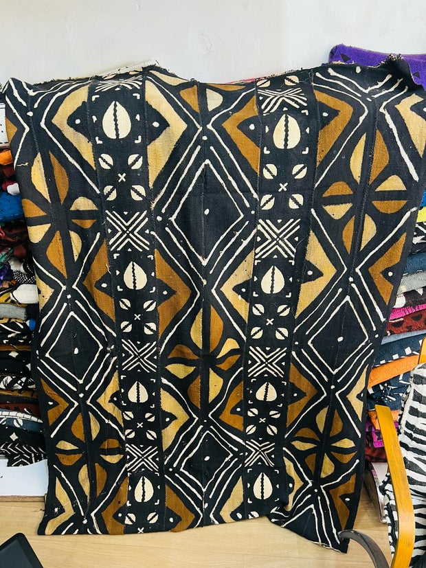Mudcloth or Bogolan Fabric 170x110 cm TossokoClothing