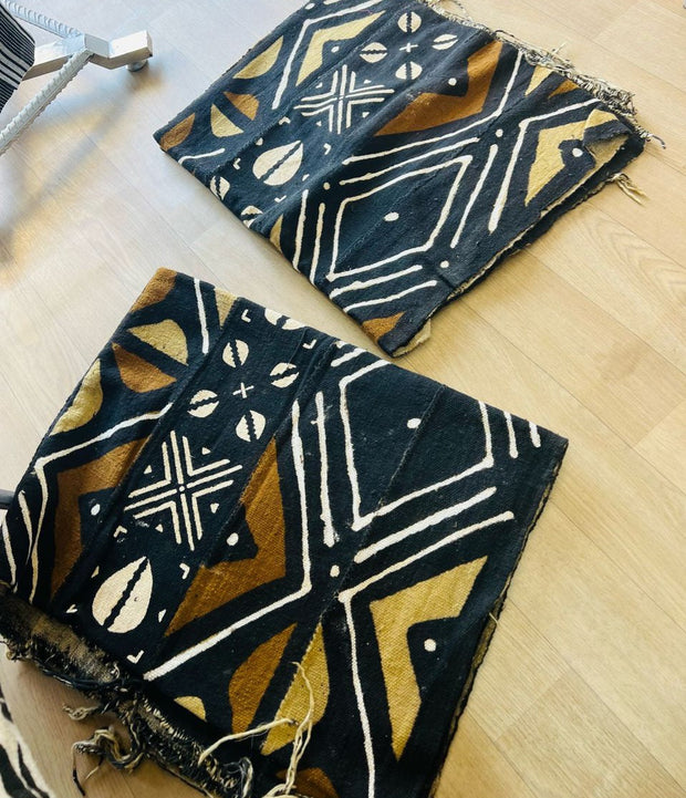 Mudcloth or Bogolan Fabric 170x110 cm TossokoClothing