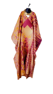 New Collection AYA  Kokodunda Hand-Dyed Boubou Kaftan Dress | African Boho Maxi Dress | Traditional West African Attire | Loose Fit | One Size Fits Most TossokoClothing