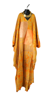 New Collection AYA  Kokodunda Hand-Dyed Boubou Kaftan Dress | African Boho Maxi Dress | Traditional West African Attire | Loose Fit | One Size Fits Most TossokoClothing