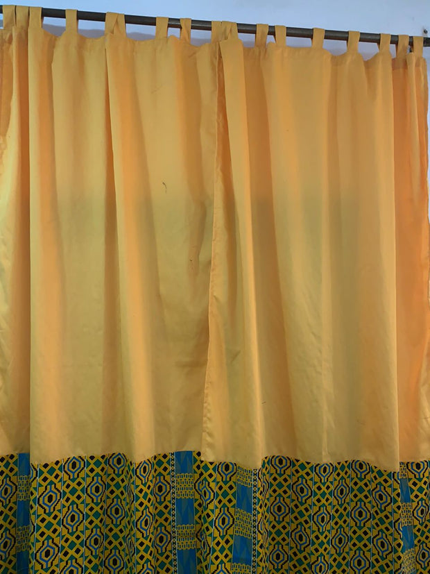Colorful Bogo Print Curtains & Pillow Set TossokoClothing