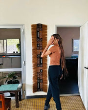 Mopti African Bogolan Mudcloth Table Runner Wall Hanging made of original Malian Bogolan/Mudcloth TossokoClothing