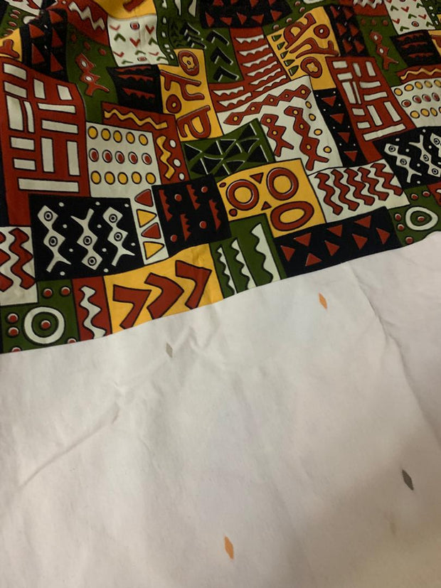 Colorful Bogo Print Curtains & Pillow Set TossokoClothing