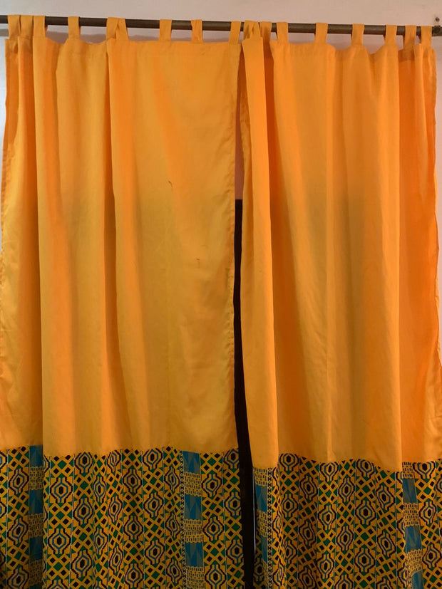 Colorful Bogo Print Curtains & Pillow Set TossokoClothing