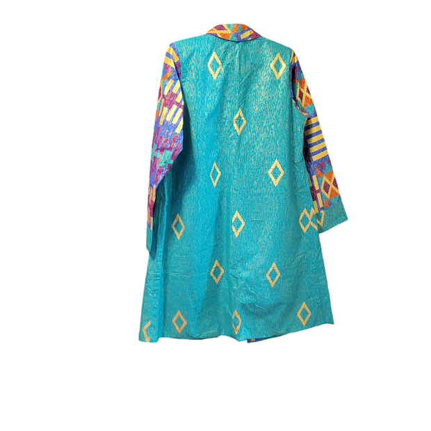 Amalya Kente Gold Jacket TossokoClothing