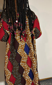 Zora Long Sleeves Ankara African Print Jacket & Skirt Set Size 8/10 TossokoClothing