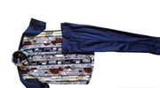 Badu - Ankara Short Sleeves Shirt  & Pants Set for Boys Size 6 TossokoClothing