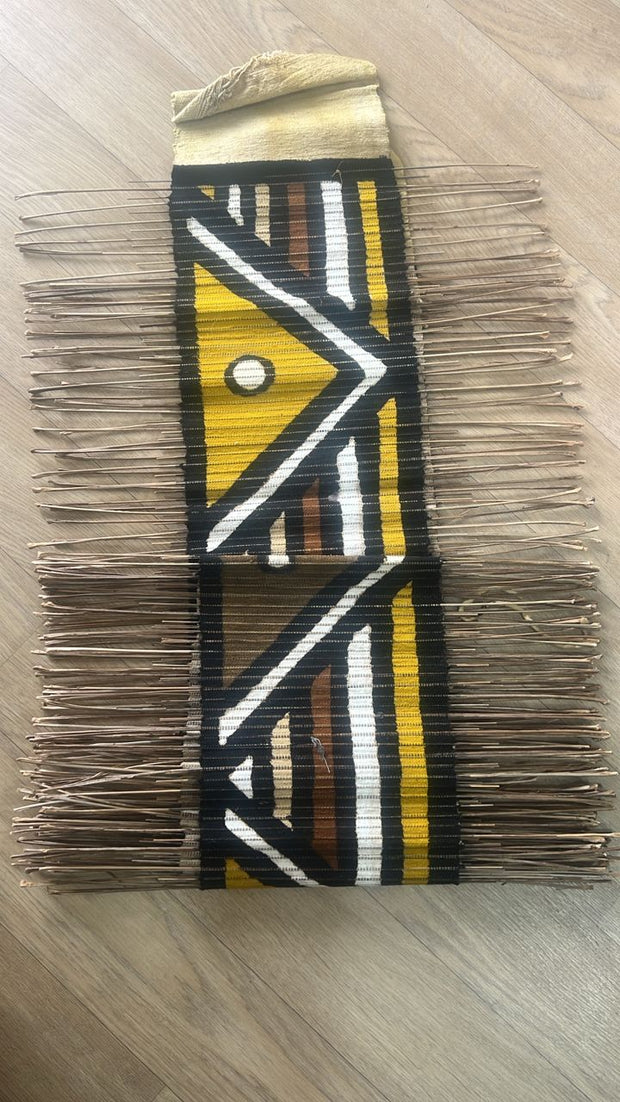 Mopti African Bogolan Mudcloth Table Runner Wall Hanging made of original Malian Bogolan/Mudcloth TossokoClothing