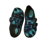 Indigo Turquoise Handmade Sneakers TossokoClothing