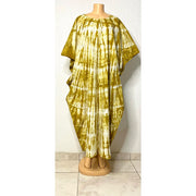 Multicolored Bassam  Boubou Dress -Model Lines TossokoClothing