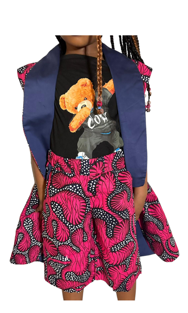 Ankara jacket and shorts online