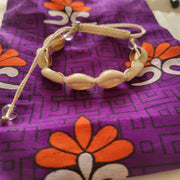 Petaaw African Bracelet of Cowry Shells  Unisex - Adjustable one size fits kids & adults TossokoClothing