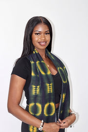 Mudcloth African Spring Scarves