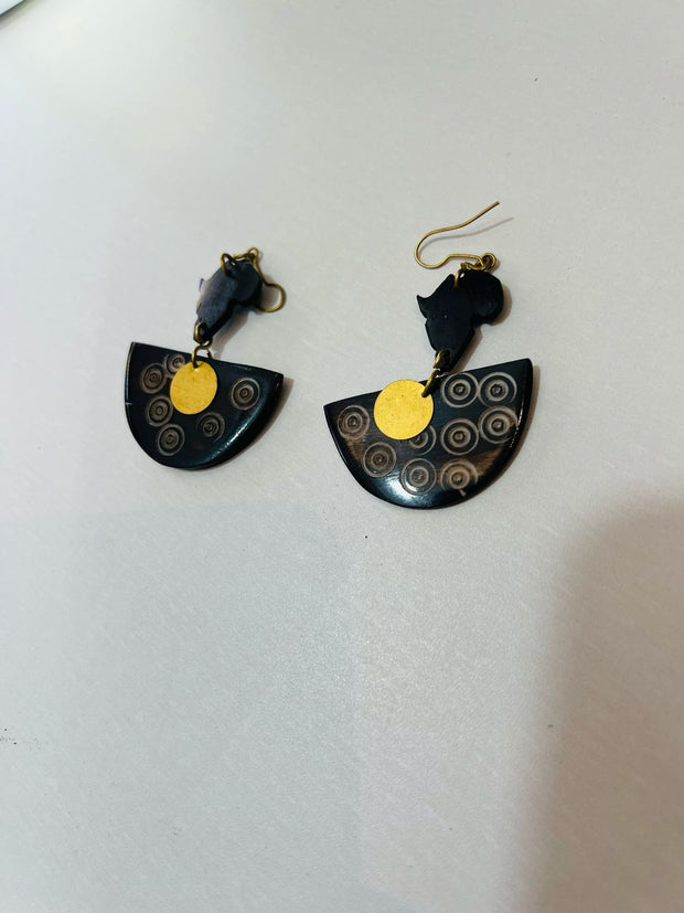 African Jewelry Earrings TossokoClothing