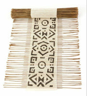 Mopti African Bogolan Mudcloth Table Runner Wall Hanging made of original Malian Bogolan/Mudcloth TossokoClothing