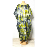 Multicolored Bassam  Boubou Dress -Model Lines TossokoClothing