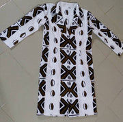 Bogolan Print Girl's Jacket TossokoClothing