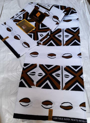 Bogolan Print Girl's Jacket TossokoClothing