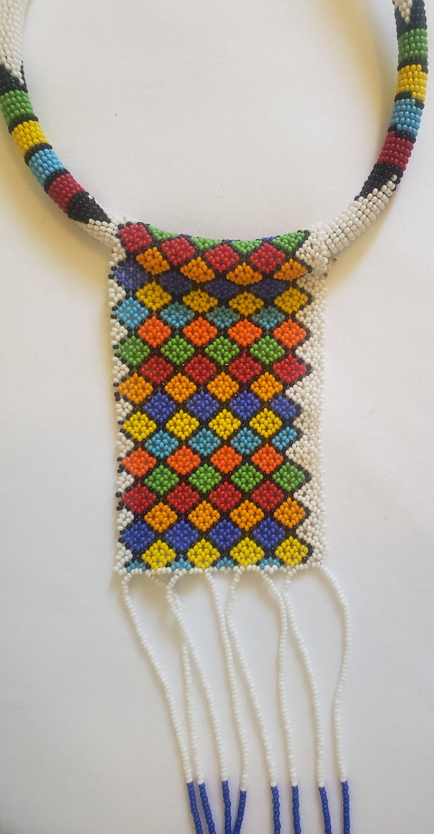 African Massai Beaded  Necklace TossokoClothing