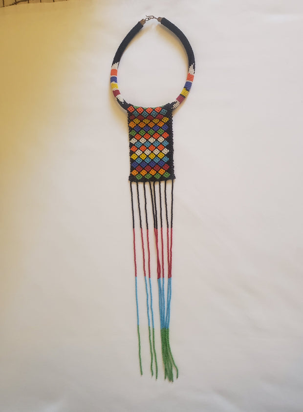 African Massai Beaded  Necklace TossokoClothing