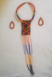 African Massai Beaded  Necklace TossokoClothing