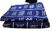 Yandoor African Print  Duvet Cover Set Blue TossokoClothing