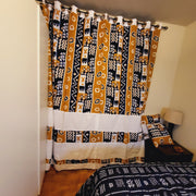 Colorful Bogo Print Curtains & Pillow Set TossokoClothing