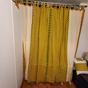 Colorful Bogo Print Curtains & Pillow Set TossokoClothing