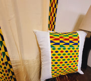 Colorful Bogo Print Curtains & Pillow Set TossokoClothing