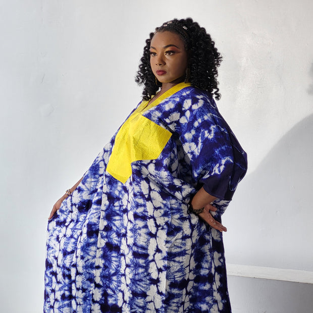 Aya Kokodunda African Boubou Kaftan Unique Size Fits All TossokoClothing