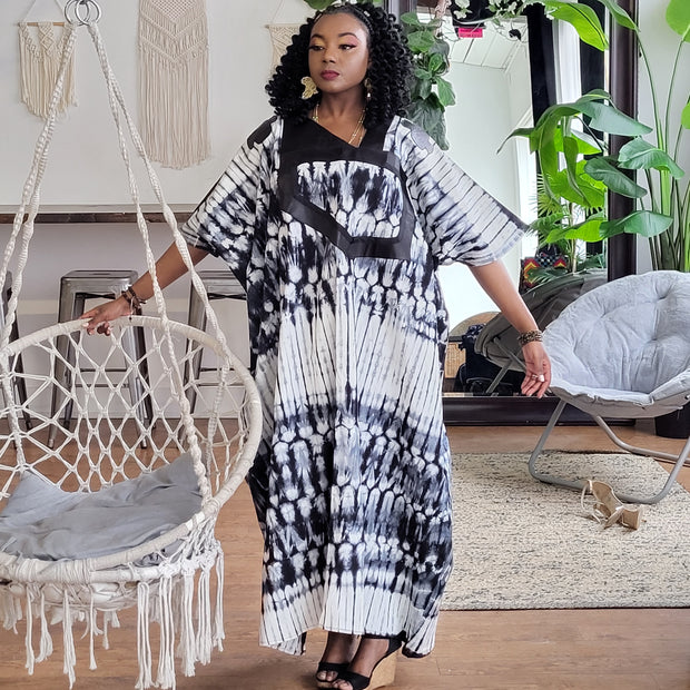 Aya Kokodunda African Boubou Kaftan Unique Size Fits All TossokoClothing