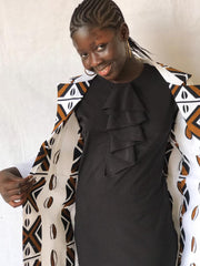 Bogolan Print Girl's Jacket TossokoClothing