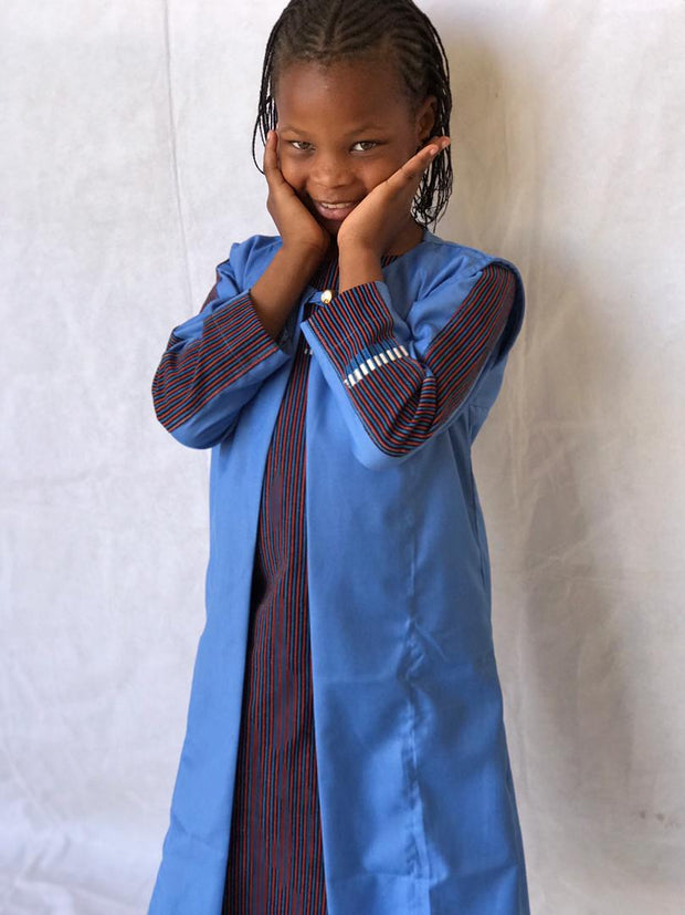 Handwoven Girl's Set Dress & Jacket Tossoko Clothing