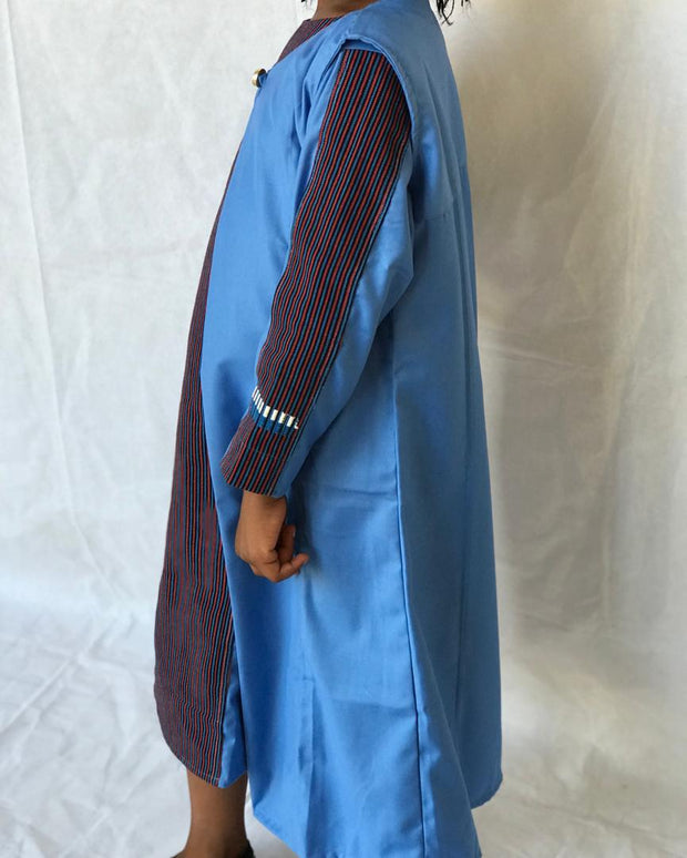 Handwoven Girl's Set Dress & Jacket Tossoko Clothing