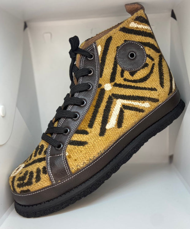 Bogolan Sneakers for Kids Size 32 US TossokoClothing