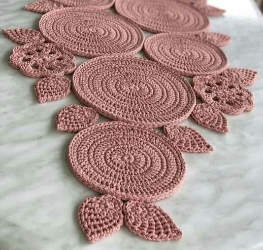 Handcrafted Crochet Table Mat Set TossokoClothing