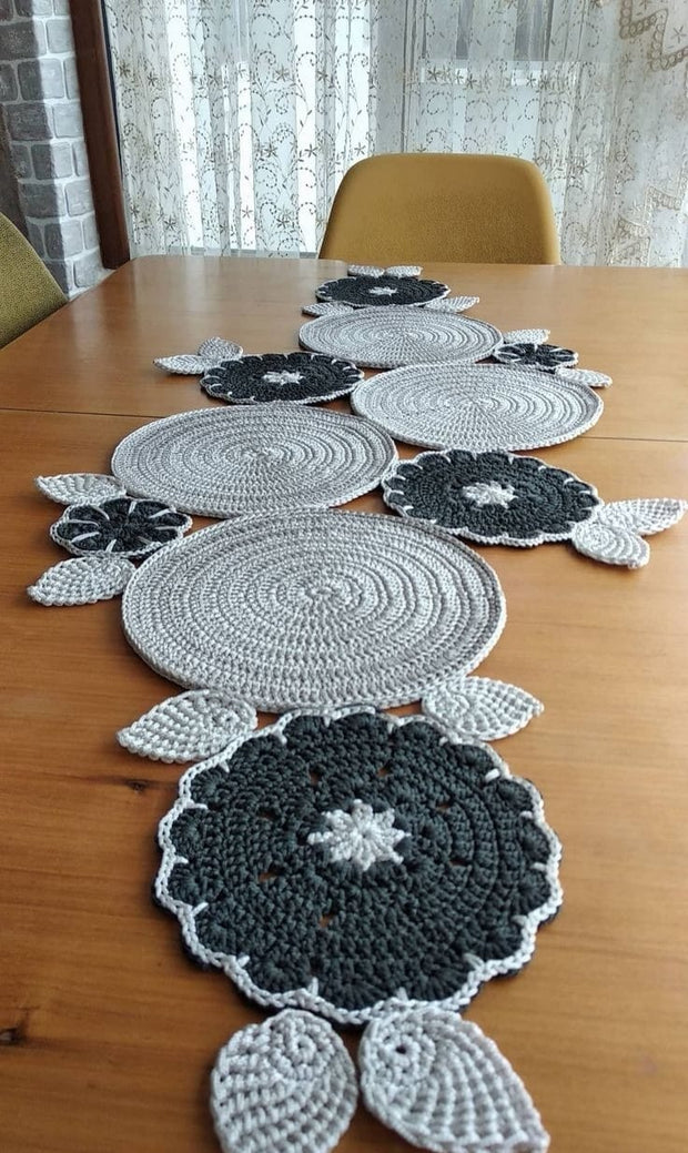 Handcrafted Crochet Table Mat Set TossokoClothing