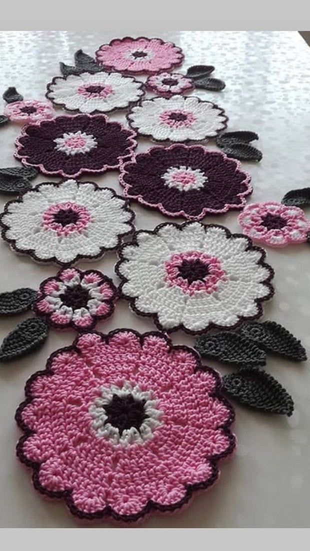 Handcrafted Crochet Table Mat Set TossokoClothing