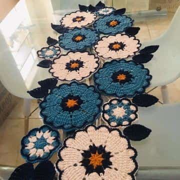 Handcrafted Crochet Table Mat Set TossokoClothing