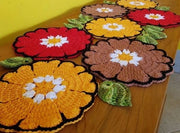 Handcrafted Crochet Table Mat Set TossokoClothing