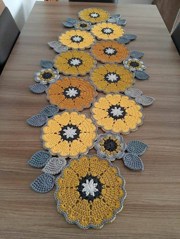 Handcrafted Crochet Table Mat Set TossokoClothing