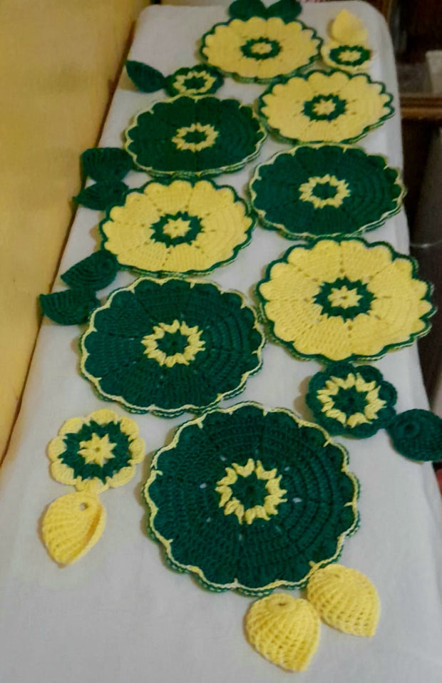 Handcrafted Crochet Table Mat Set TossokoClothing